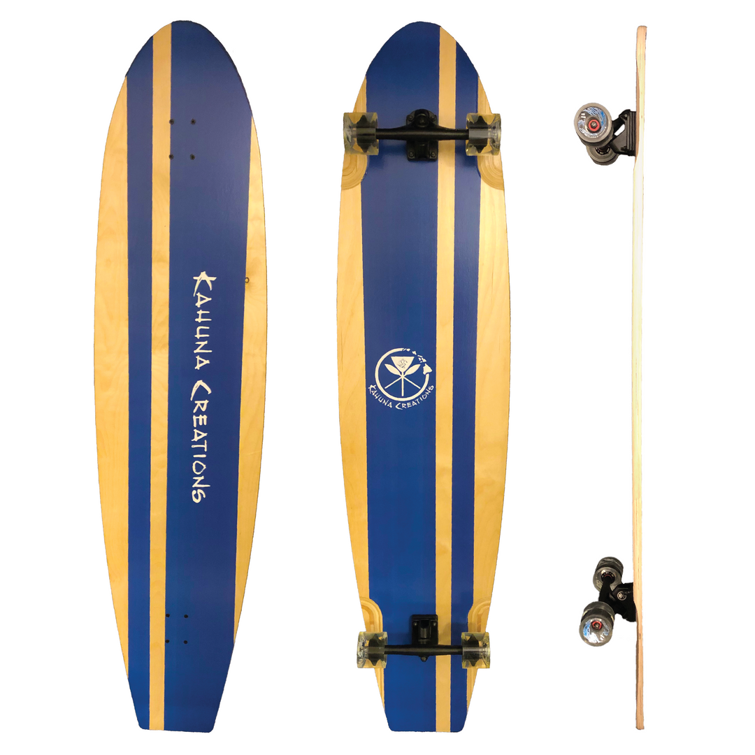 Kahuna Creations Bombora longboard blue bear trucks
