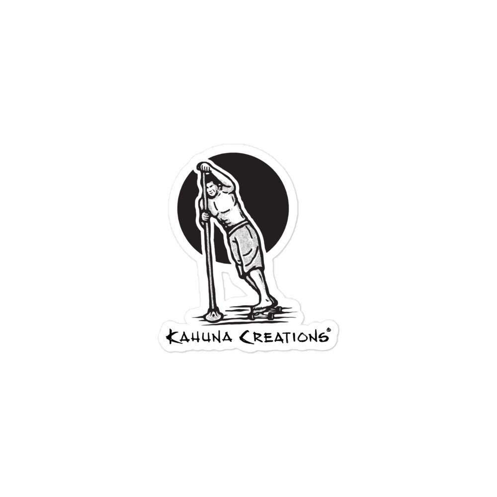 Kahuna Creations land paddler sticker