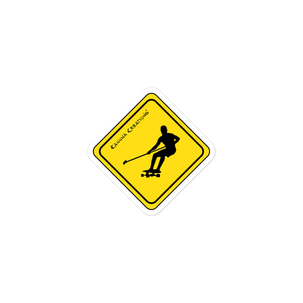 Kahuna Creations land paddler xing sticker