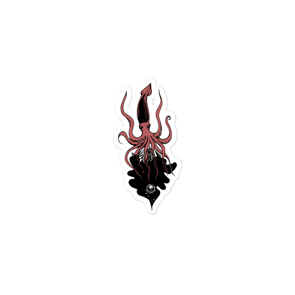 Kahuna Creations squid logo sticker