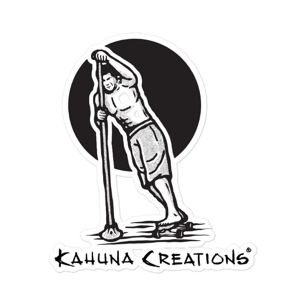 Kahuna Creations land paddler sticker