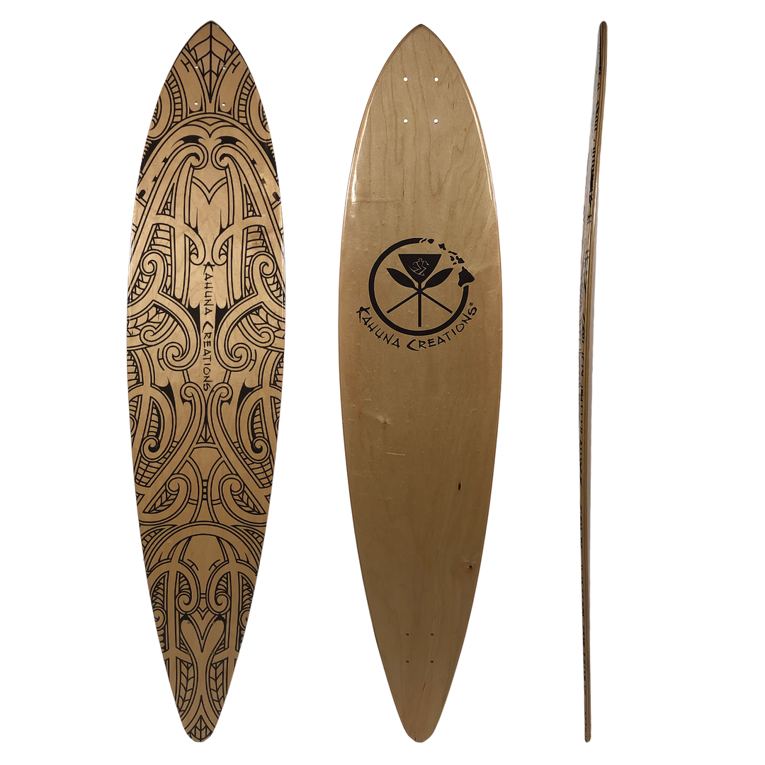 Kahuna Creations pintail longboard.