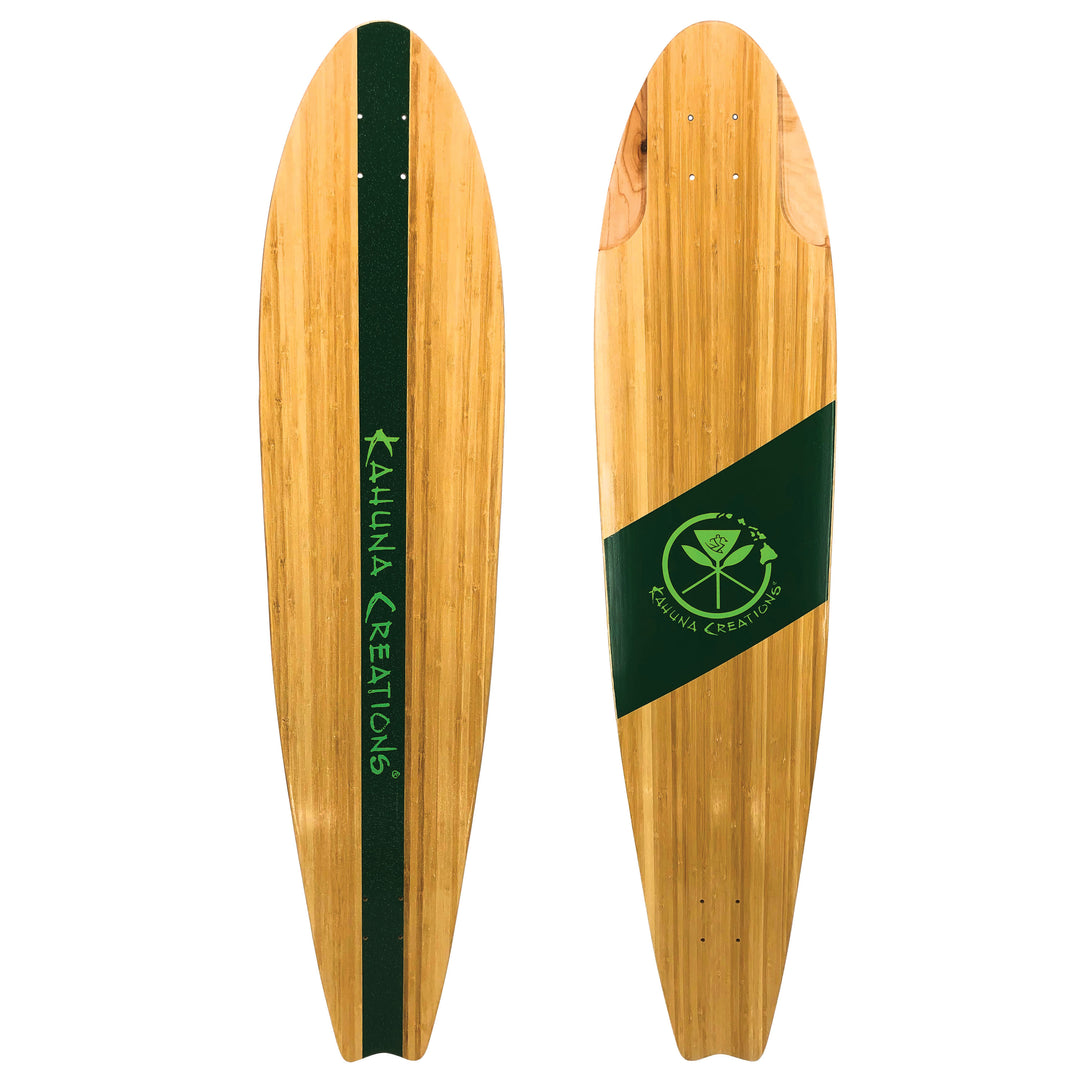 Kahuna Creations bamboo longboard.