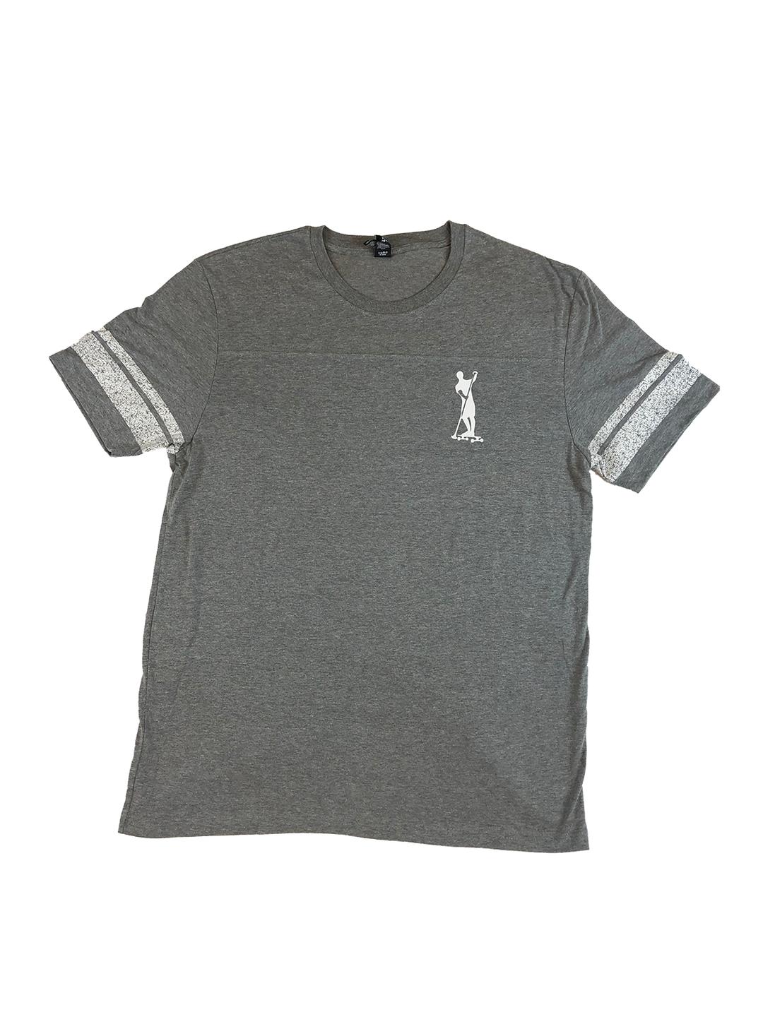 Kahuna Creations grey tee with land paddler logo