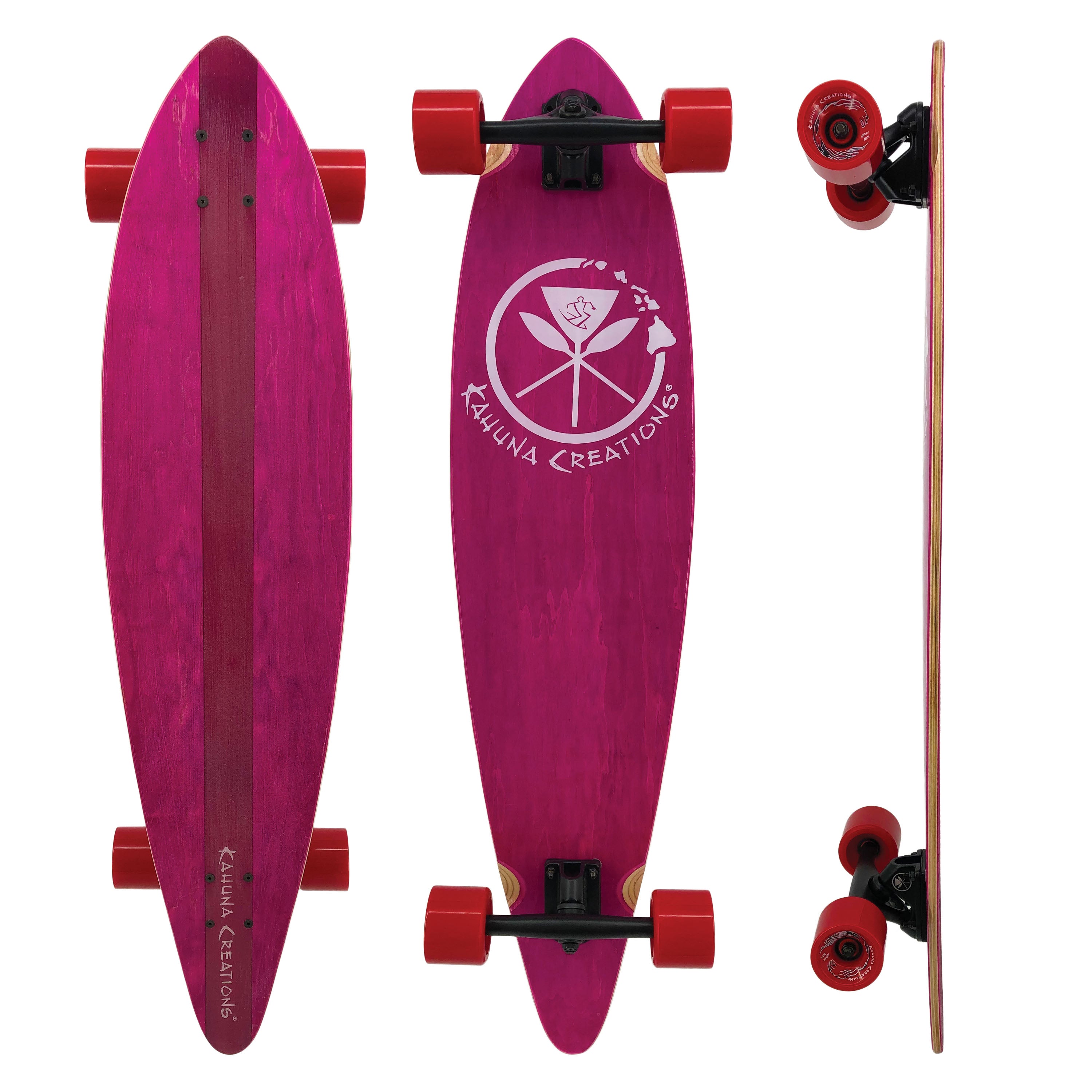 Creations Hele Pink 40" Longboard Skateboard
