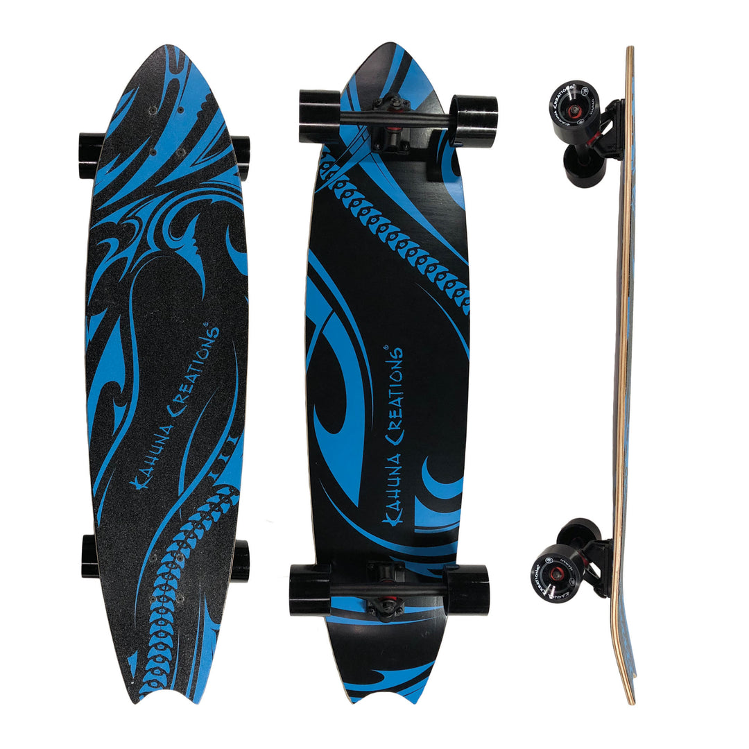Kahuna Creations Haka Moko longboard.