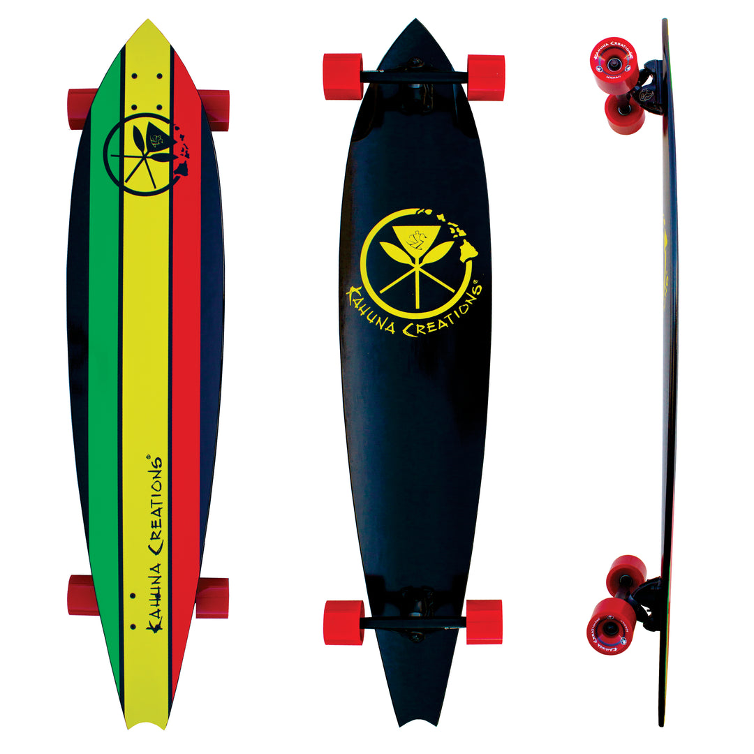 Kahuna Creations Haka Rasta longboard.