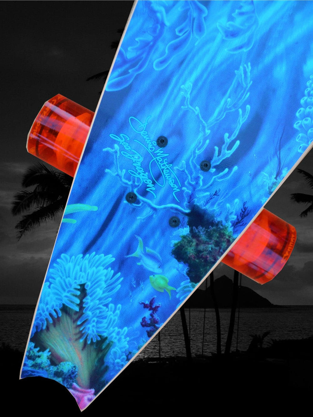 Kahuna Creations Haka Sea Dragon longboard.