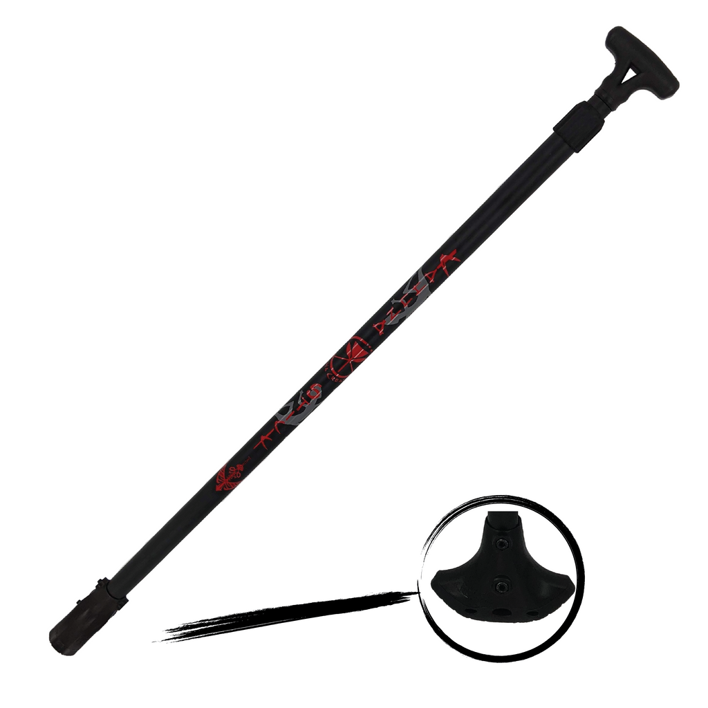 カフナ ビッグ スティック Kahuna Big Stick SUP パドル Adjustable Kahuna Big Stick-Magma w/ GenV Blade Longboard Land