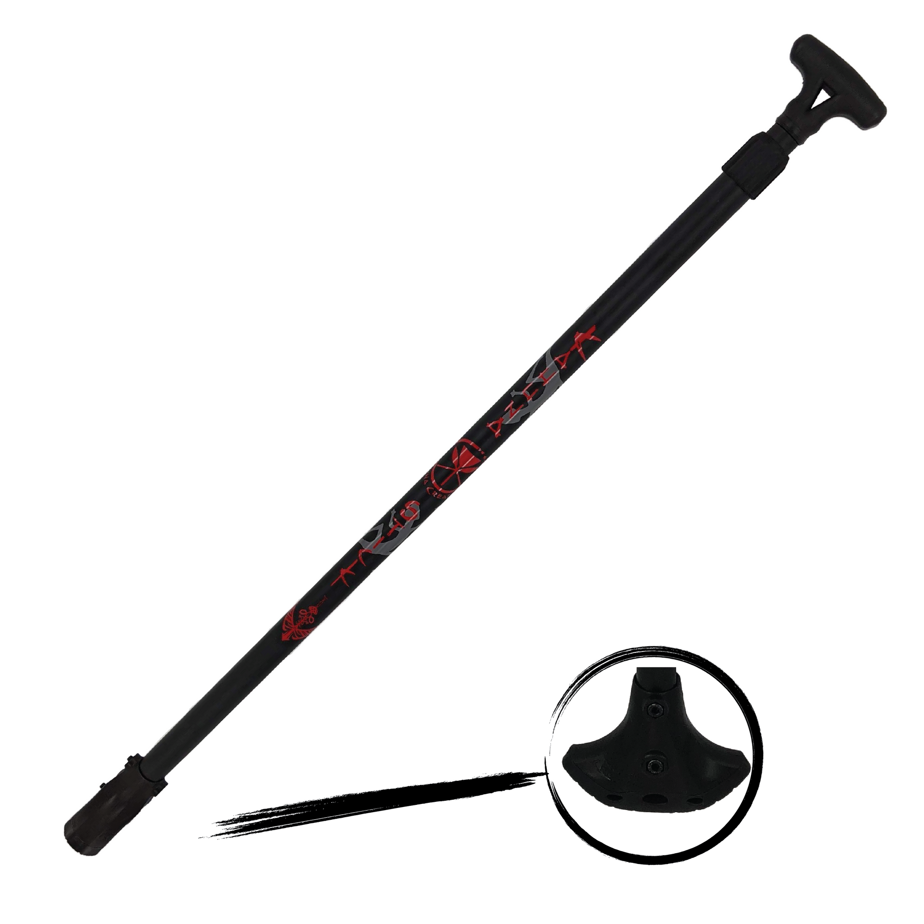 Adjustable Kahuna Big Stick-Magma w/ GenV Blade Longboard Land Adjustable Kahuna Big Stick-Magma w/ GenV Blade Longboard Land