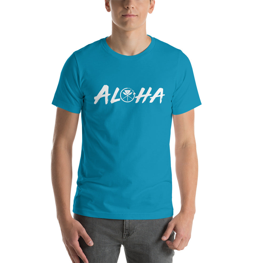 Aloha White Unisex T-shirt