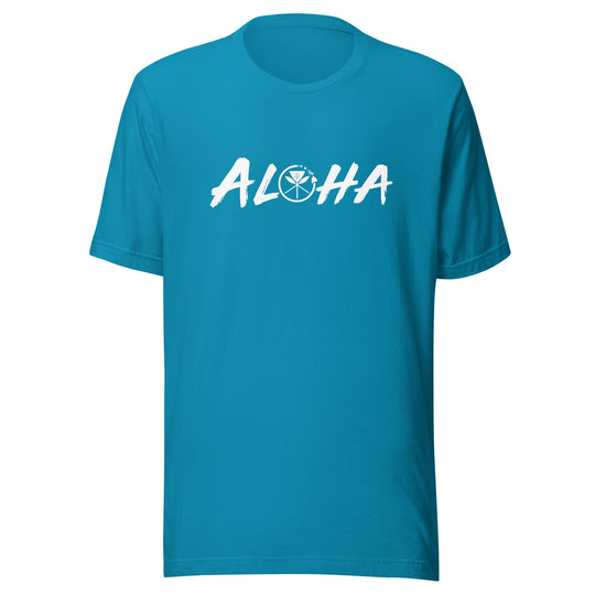 Aloha White Unisex T-shirt