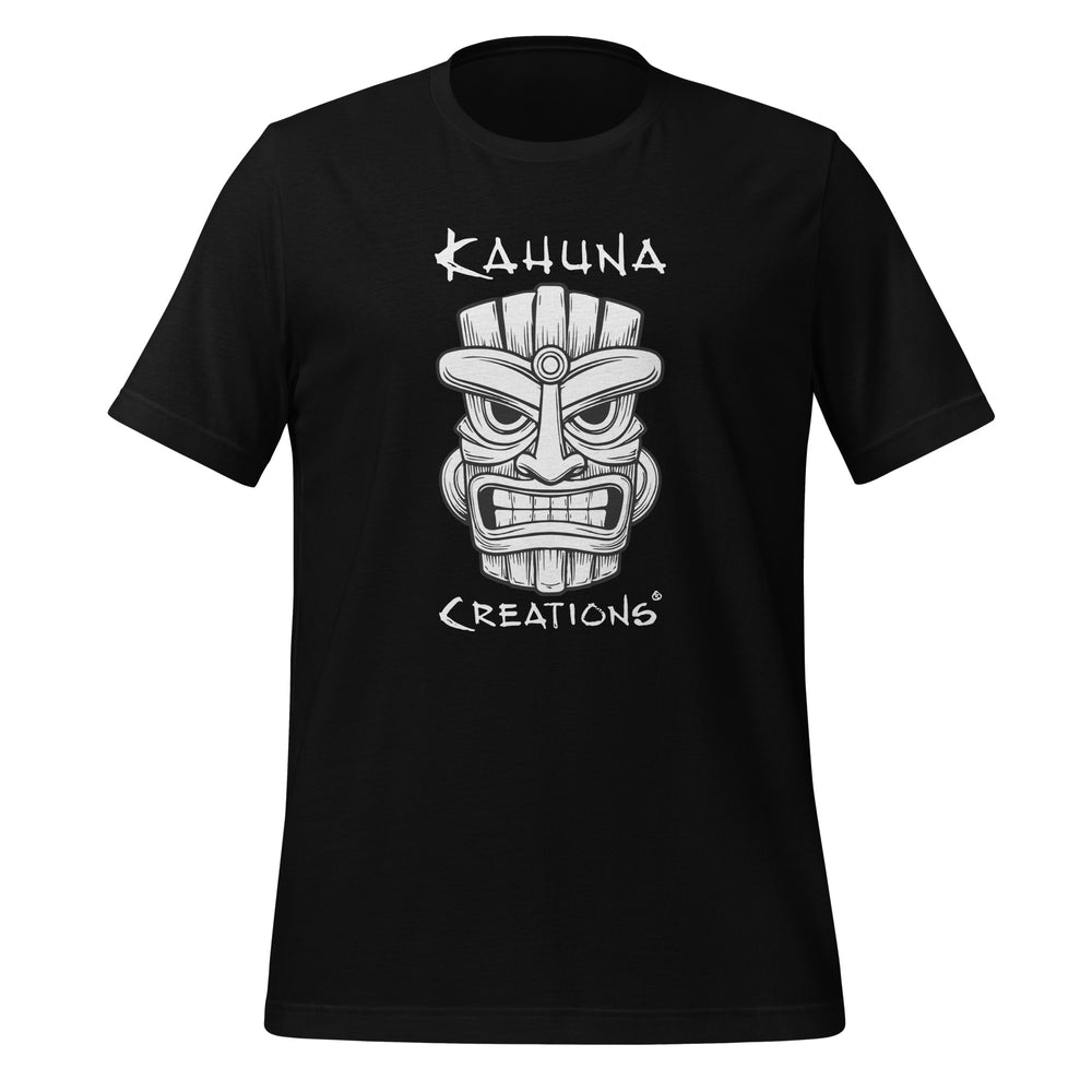 Kahuna Creations tiki mask logo black tshirt