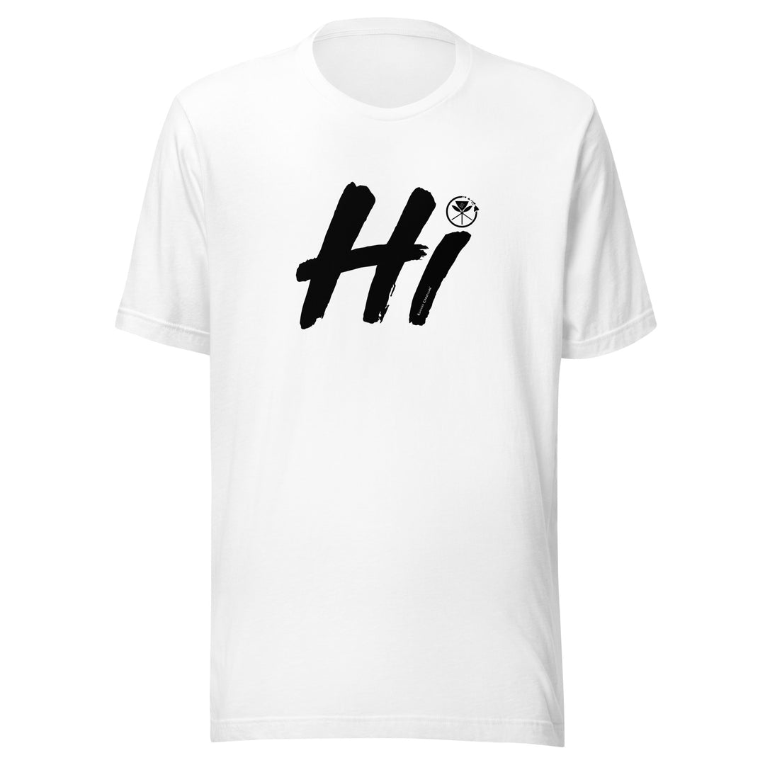 Hi Black Unisex t-shirt
