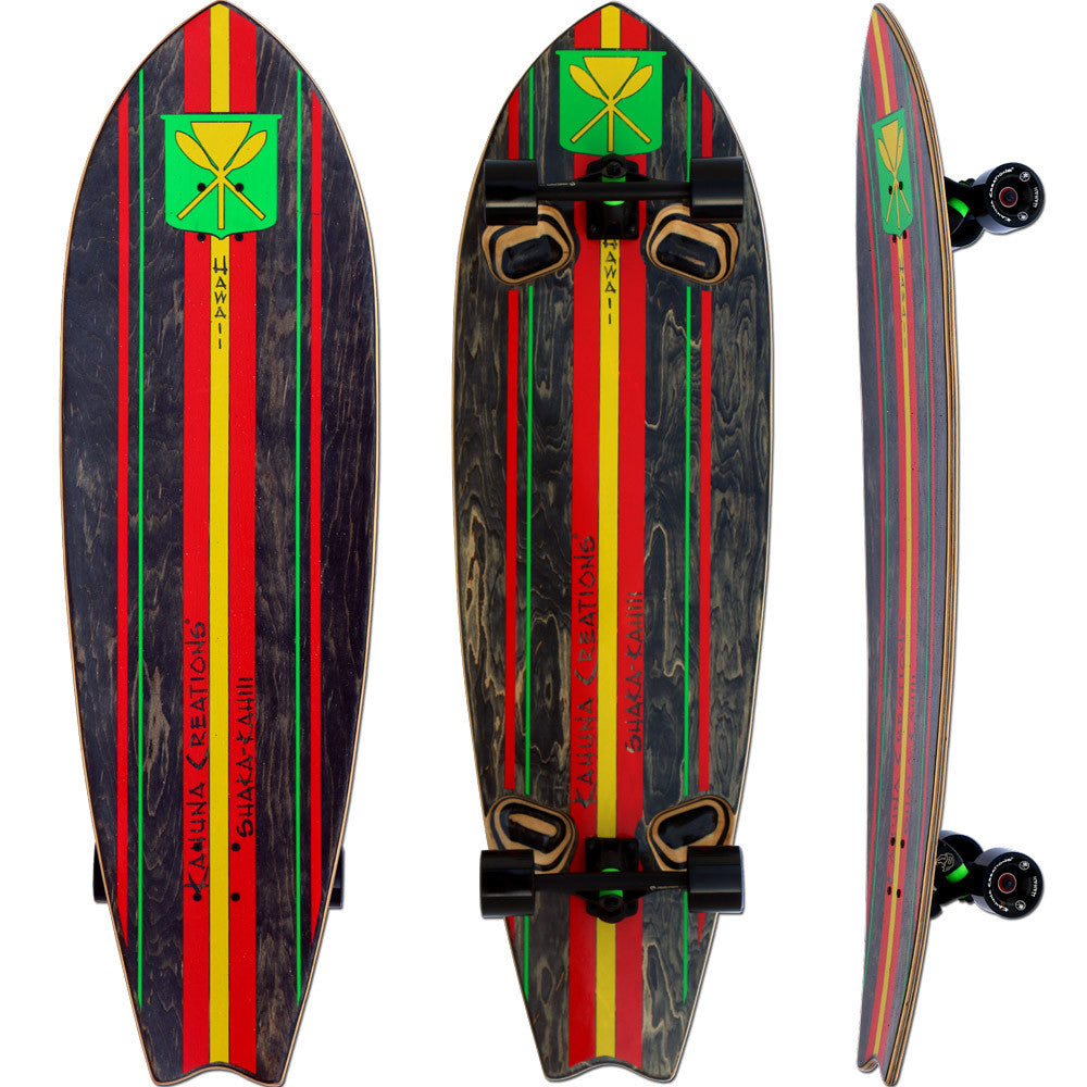 Shaka Kahili Longboard 46" - Street SUP, Land Paddle Board, Street Surf Longboard
