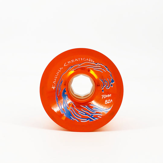 Kahuna Wave 70mm Wheel - Clear Orange