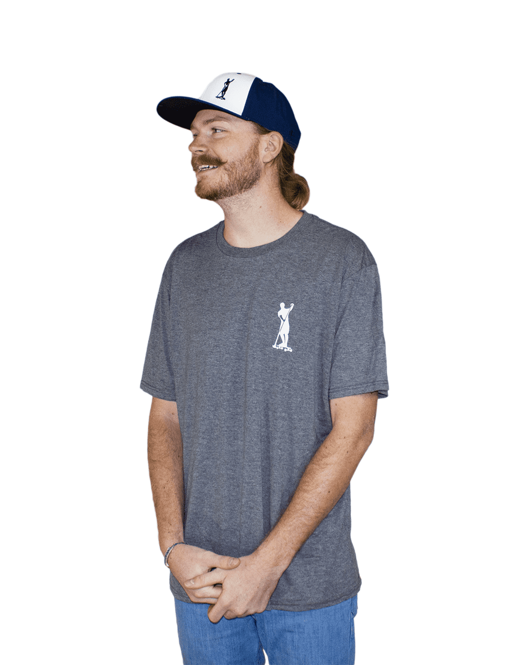 Land Paddle Life Tee Grey Frost - Men